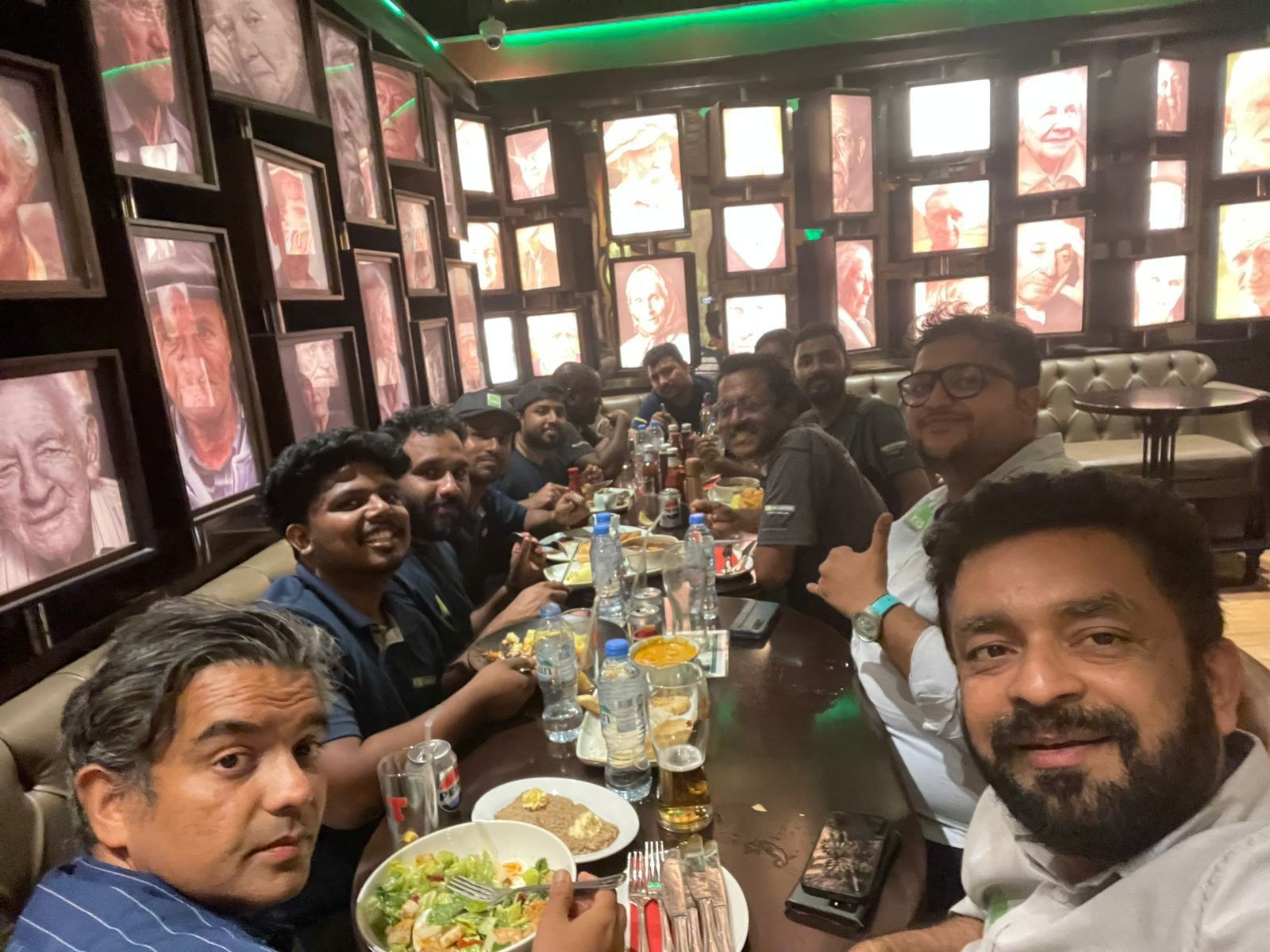 Service team dinner