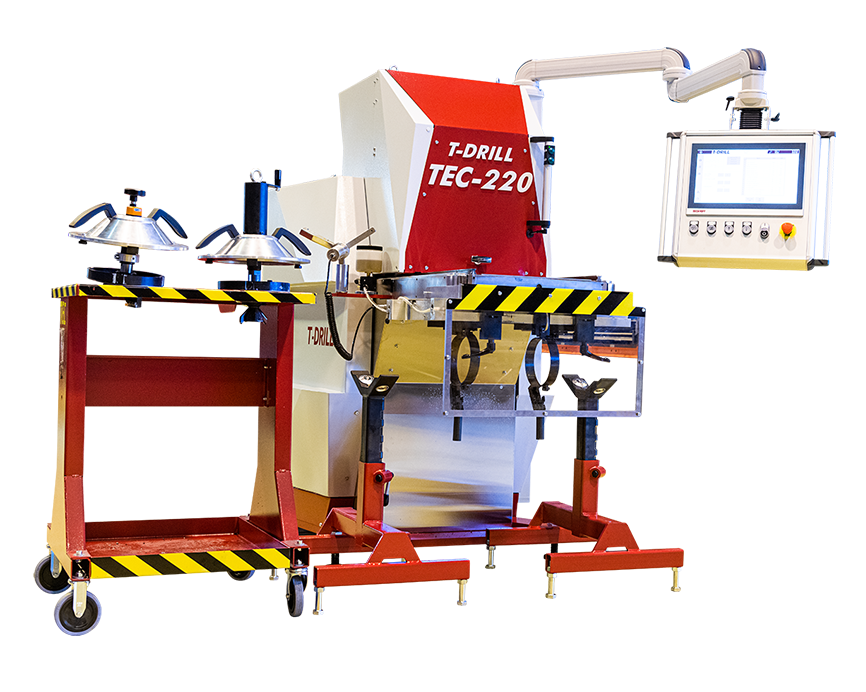 TEC-220 Collaring Machine up to SCH40 pipes